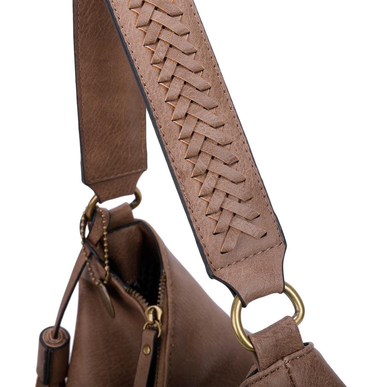 Aida Vegan Leather Hobo Bag