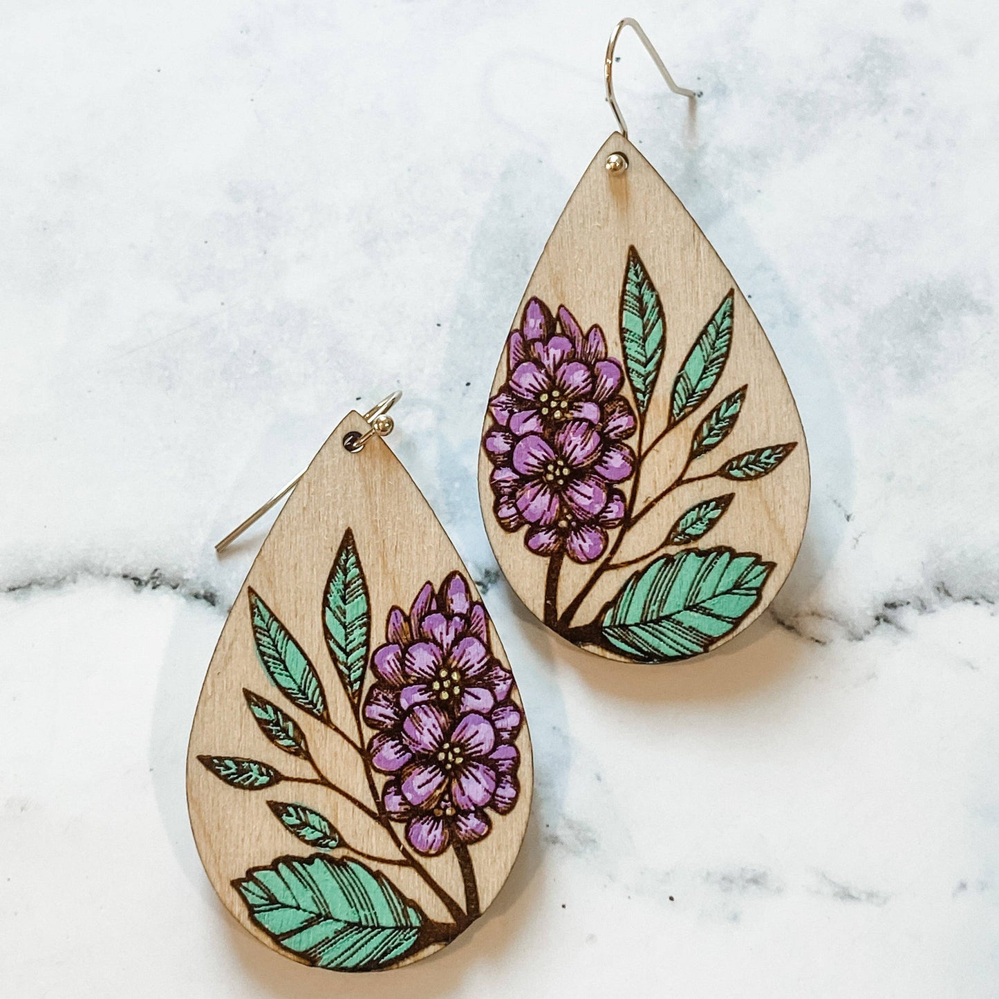 Forget Me Nots Flower Earrings