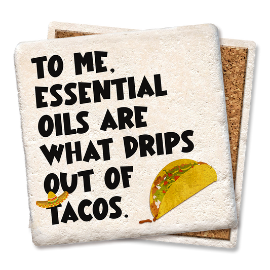 Essential Oils Tacos Coaster