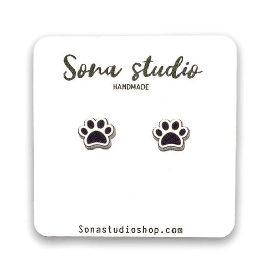 Paw Print Earrings