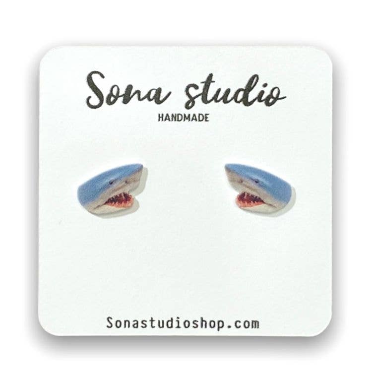 Shark Earrings